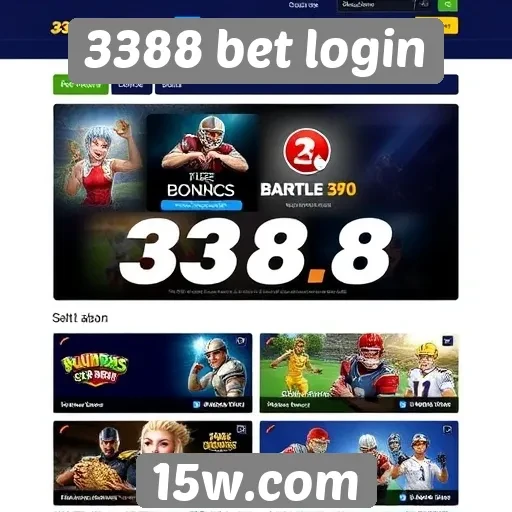 Variedade de jogos disponíveis na plataforma 3388 bet